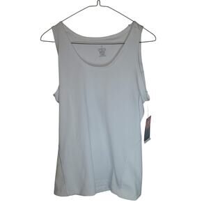 Copper Life by Tommie Copper Size XL Low Back Support Tank White NWT 0994WR-CL